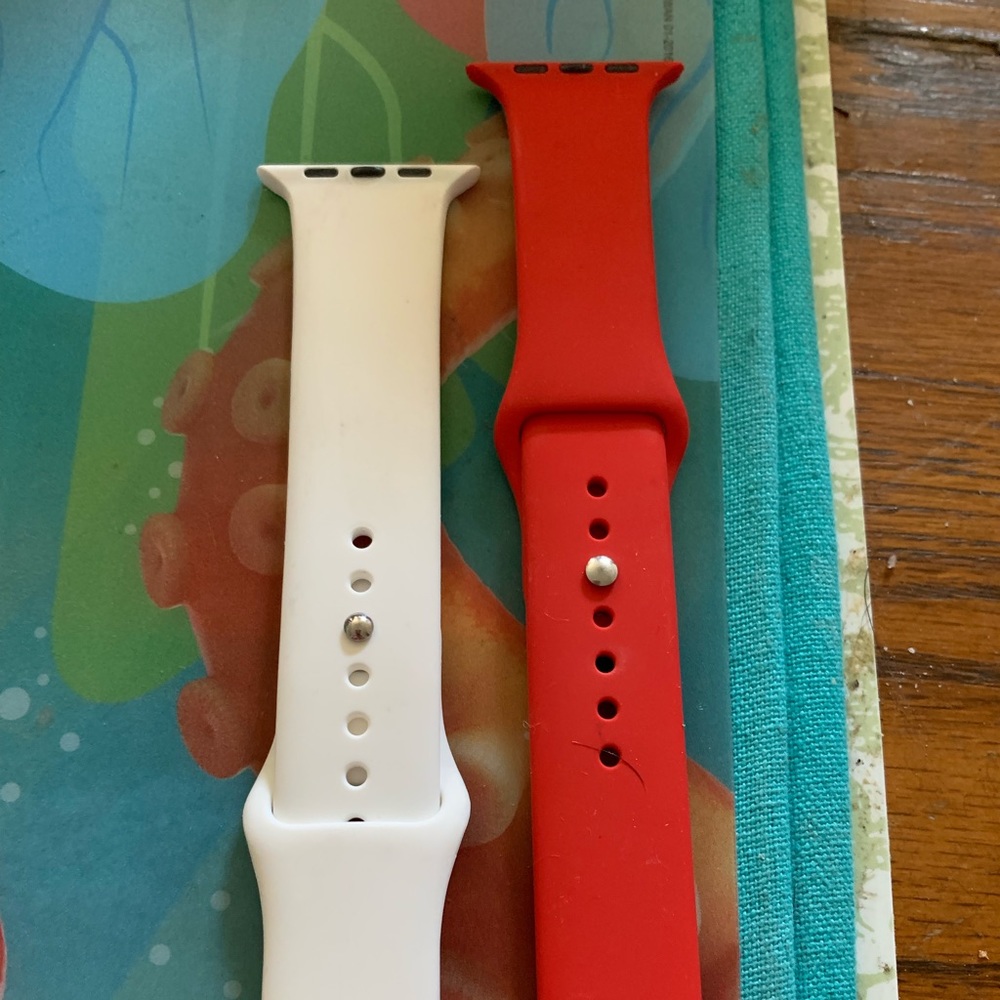 I watch bands red and white 42